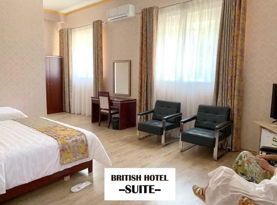 British Hotel Pogradec Bagian luar foto